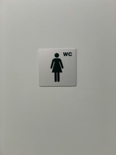 Beschilderung WC-Anlage